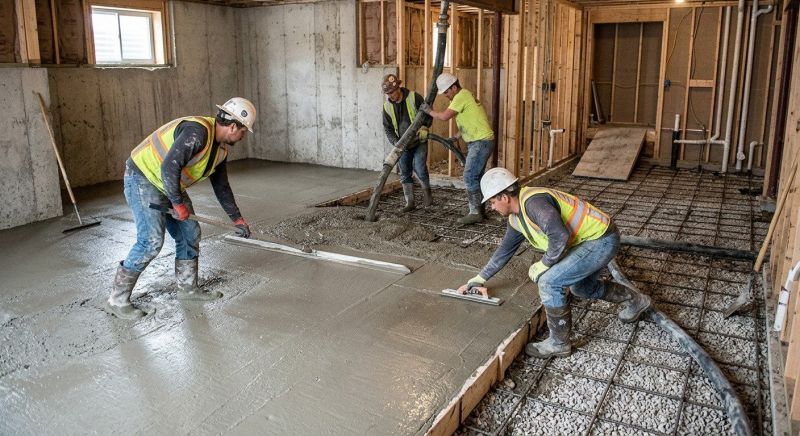Basement Concrete Pouring in Greenville, SC