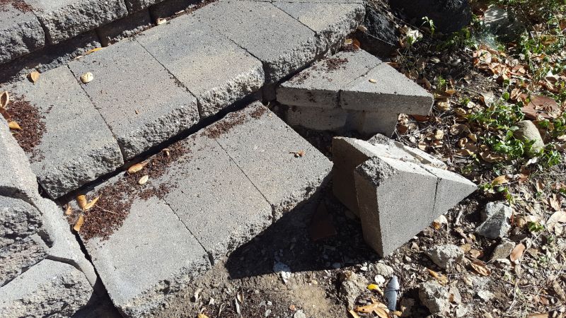 Repairing Cracked Or Damaged Pavers